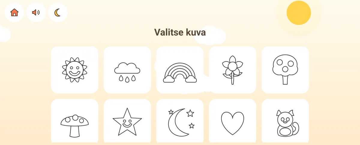 Lalo — Värittäminen viivojen sisällä
